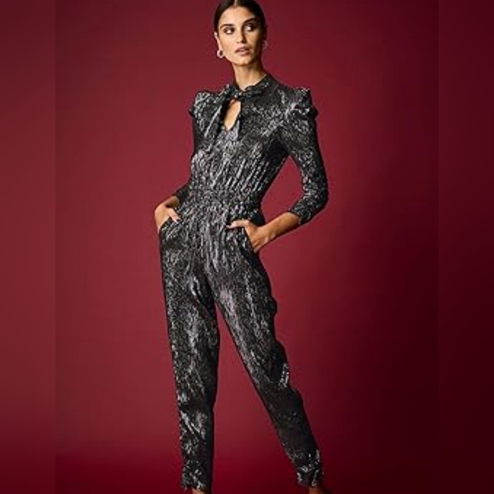 Scotch & Soda XL Black and Silver Jumpsuit
